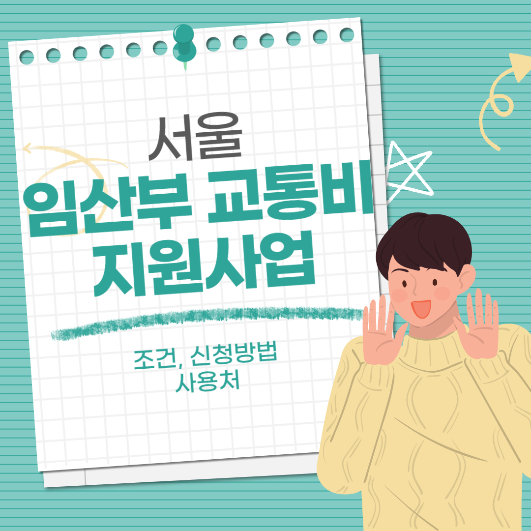 서울시 임산부 교통비 지원│2024