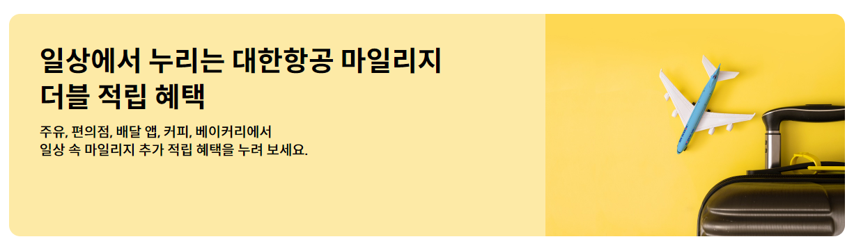 현대 대한항공카드 마일리지