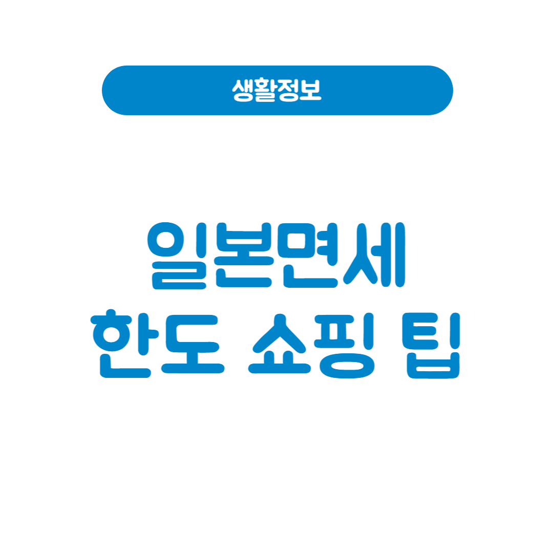 알아두면 쏠쏠한 일본 면세 쇼핑 꿀팁 – 공항 vs 시내, 어디가 더 이득일까?