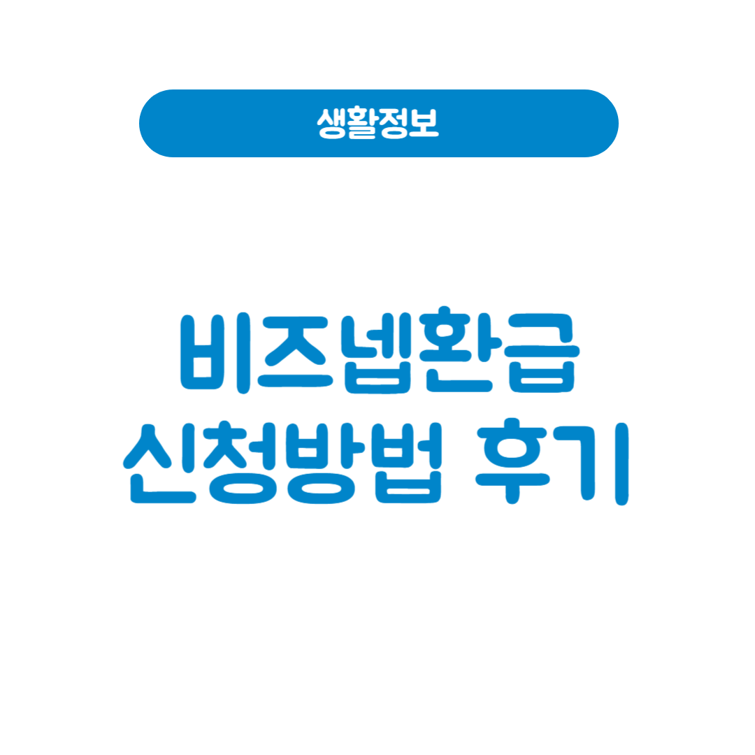 비즈넵환급