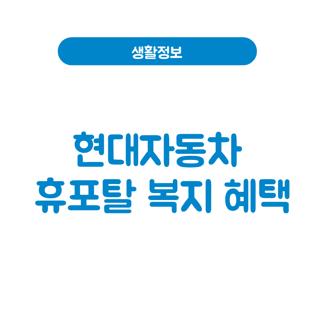 현대자동차 휴포탈