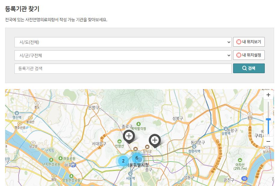 028 연명치료 거부 신청