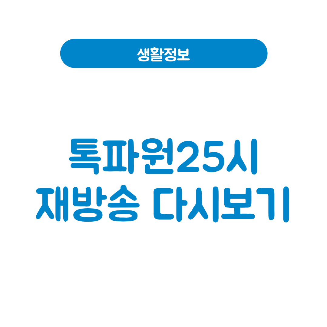 톡파원25시 재방송