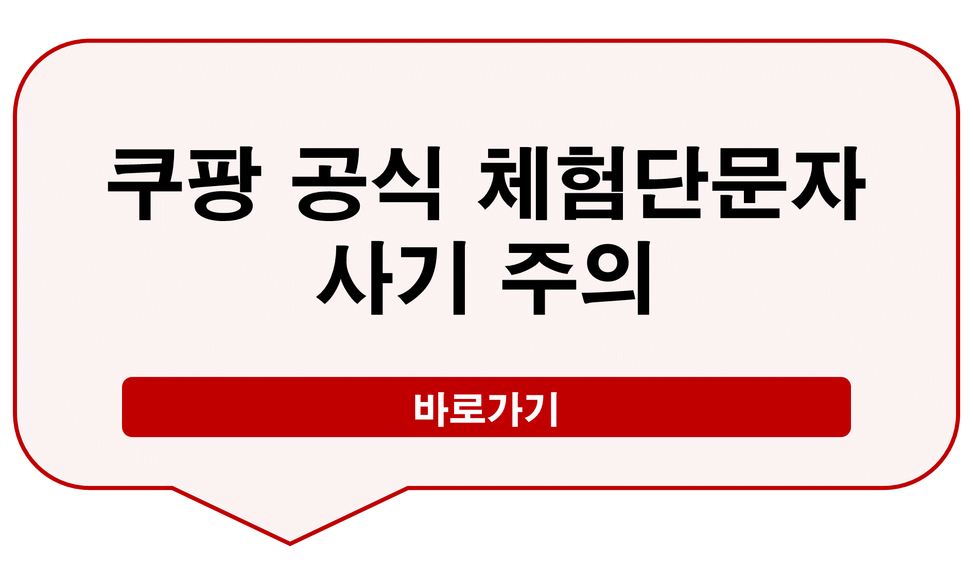 쿠팡공식체험단문자