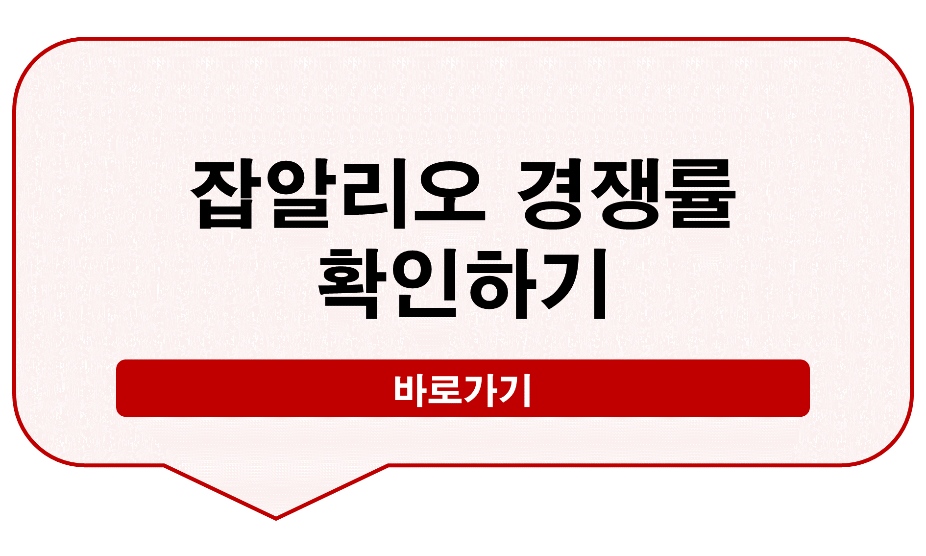 잡알리오 경쟁률