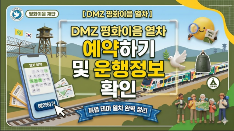 평화이음 열차 예약