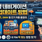 차종별 네비게이션 지도 업데이트 방법 총정리 네비게이션
