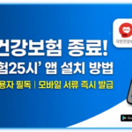 건강보험25시 앱 어플 설치 다운로드 (구 the건강보험) 건강보험25시