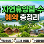 전국 자연휴양림·수목원·수련원 예약 방법 총정리 휴양림