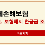 롯데손해보험 해지