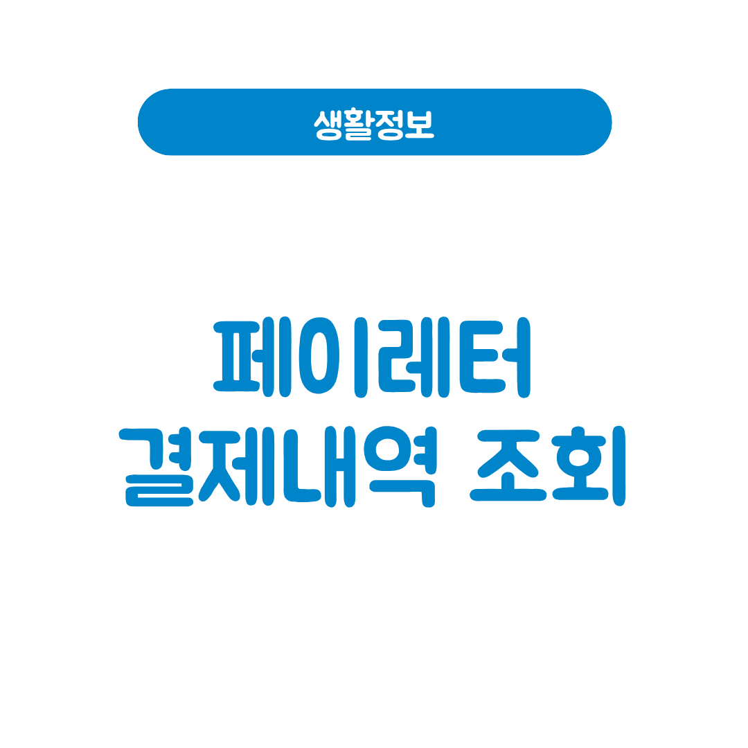 페이레터 결제내역