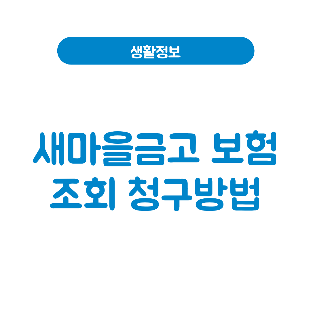 새마을금고 보험